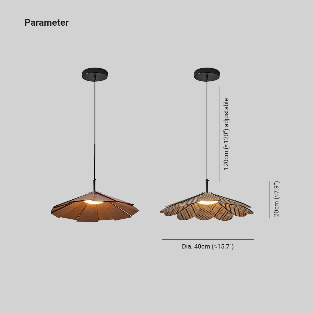 Ritta Vintage LED lampă suspendată din lemn de Nuc pentru dormitor/Bar/Cameră de Ceai
