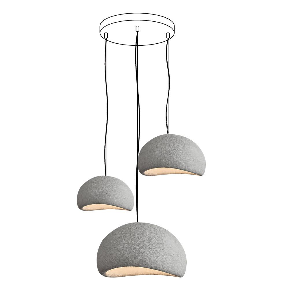 Candelabru Wabi-Sabi Pebble Cluster Form Organic minimalist Artistic