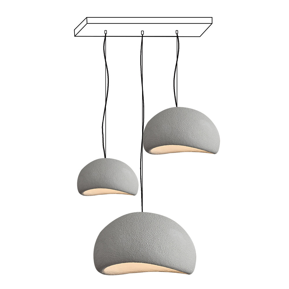 Candelabru Wabi-Sabi Pebble Cluster Form Organic minimalist Artistic