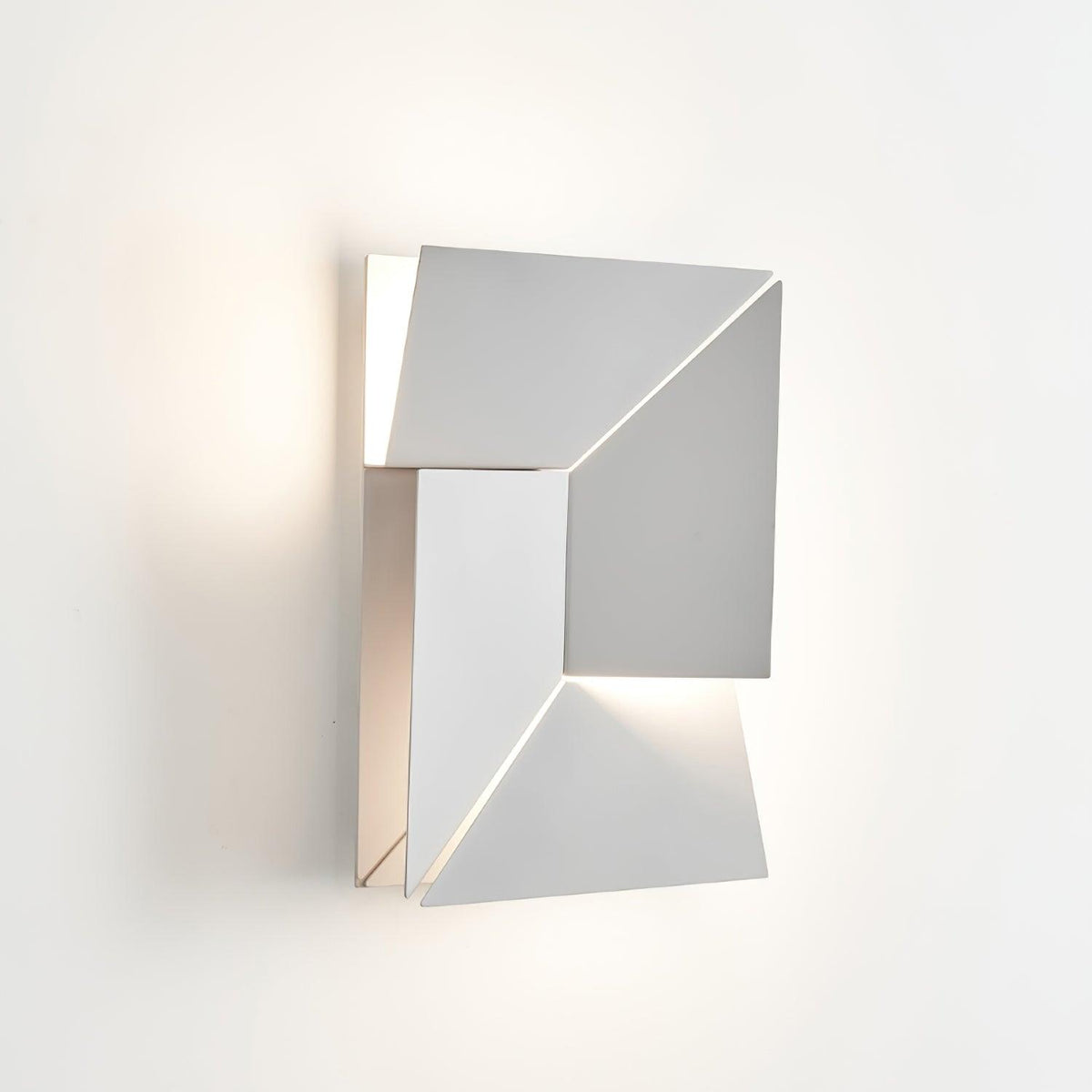 Aplică de perete 3D Geometric Panels stratificat Light Art Reglare prin telecomandă modern
