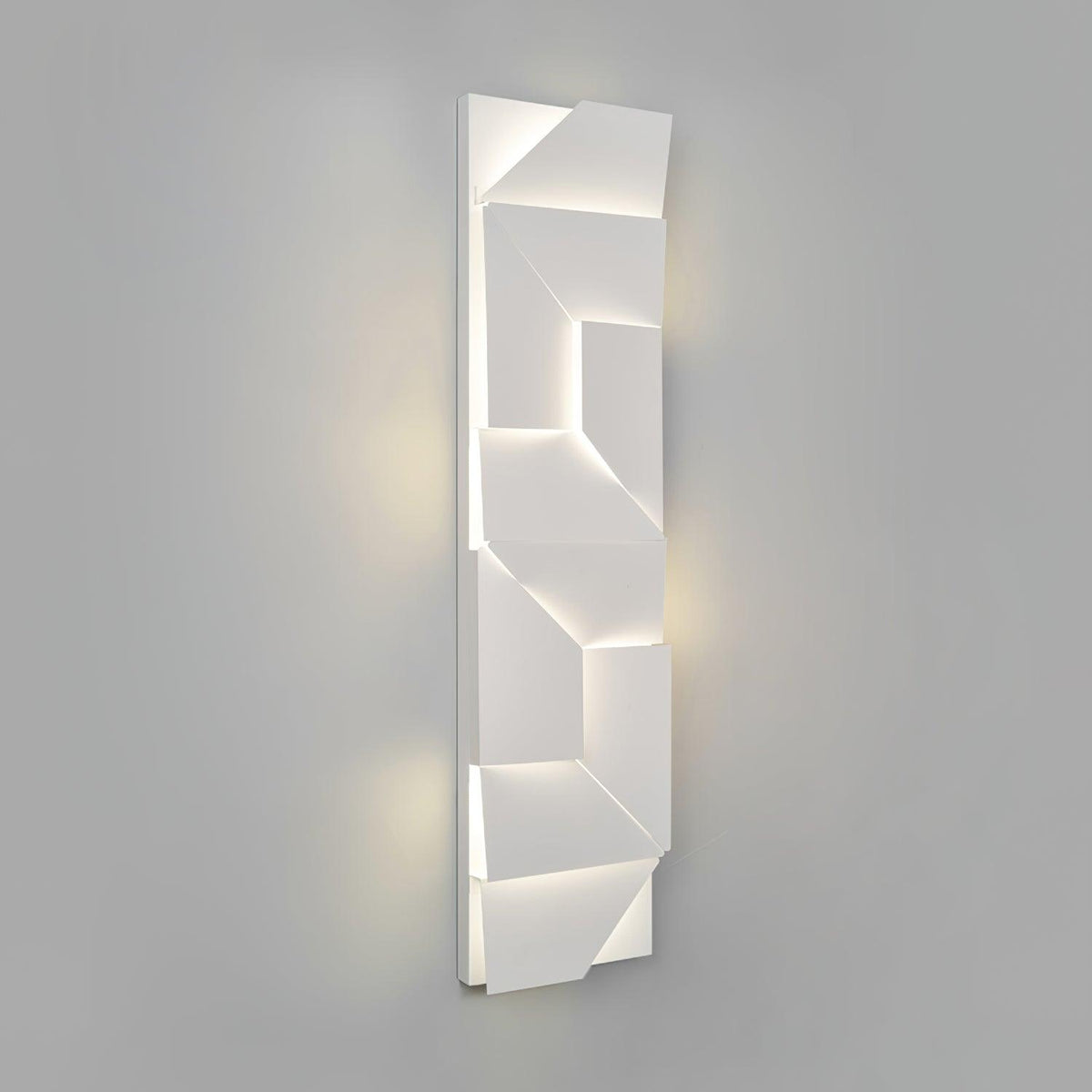 Aplică de perete 3D Geometric Panels stratificat Light Art Reglare prin telecomandă modern