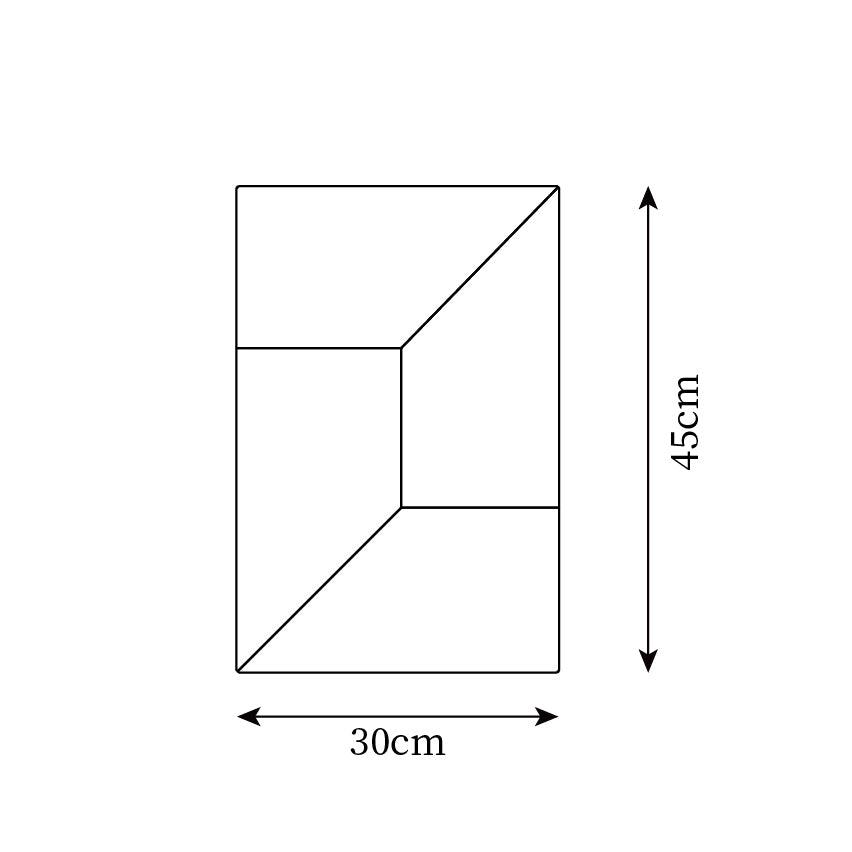 Aplică de perete 3D Geometric Panels stratificat Light Art Reglare prin telecomandă modern