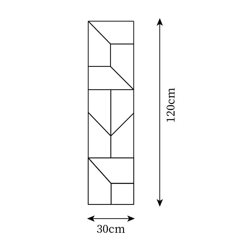 Aplică de perete 3D Geometric Panels stratificat Light Art Reglare prin telecomandă modern
