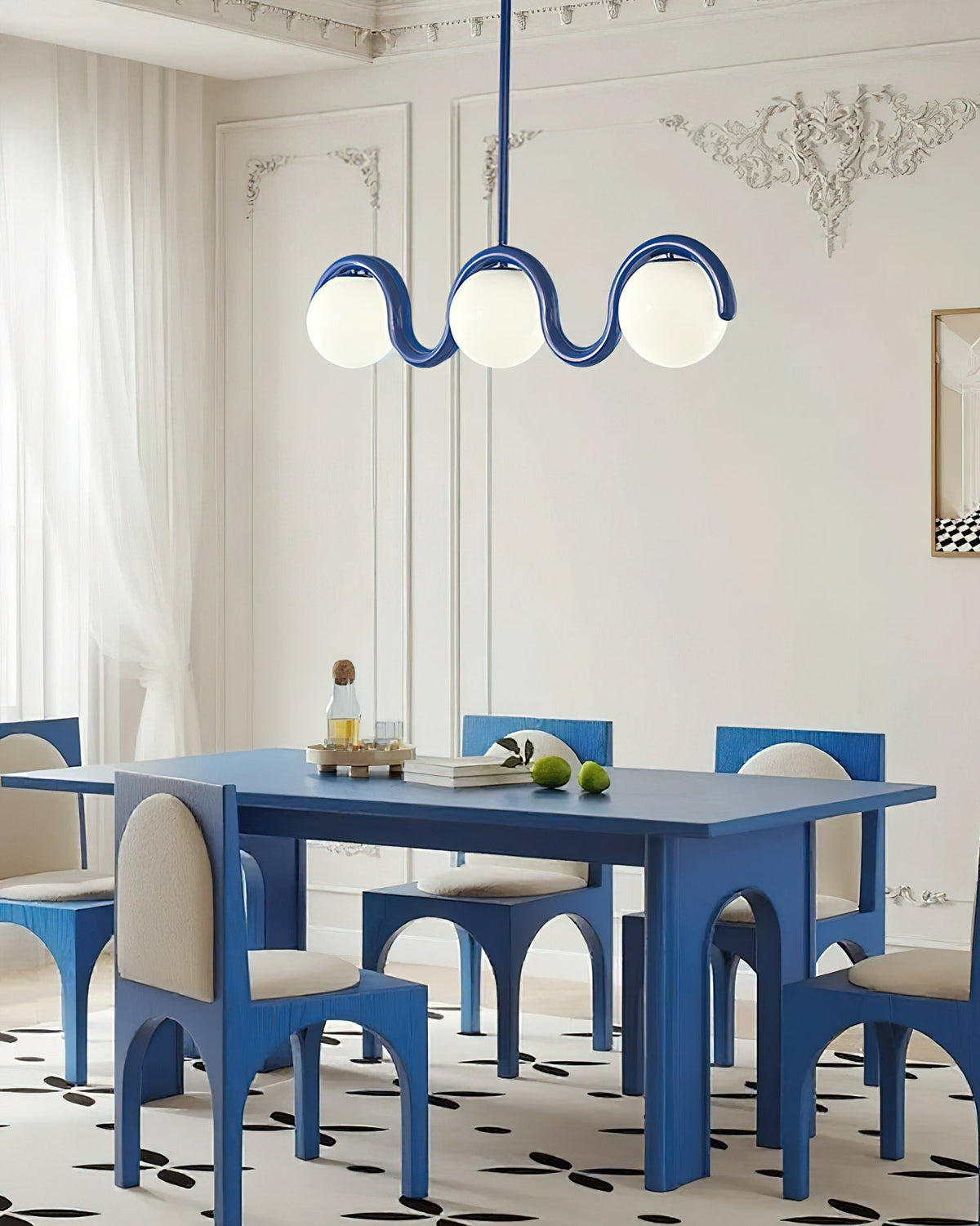 Indigo candelabru