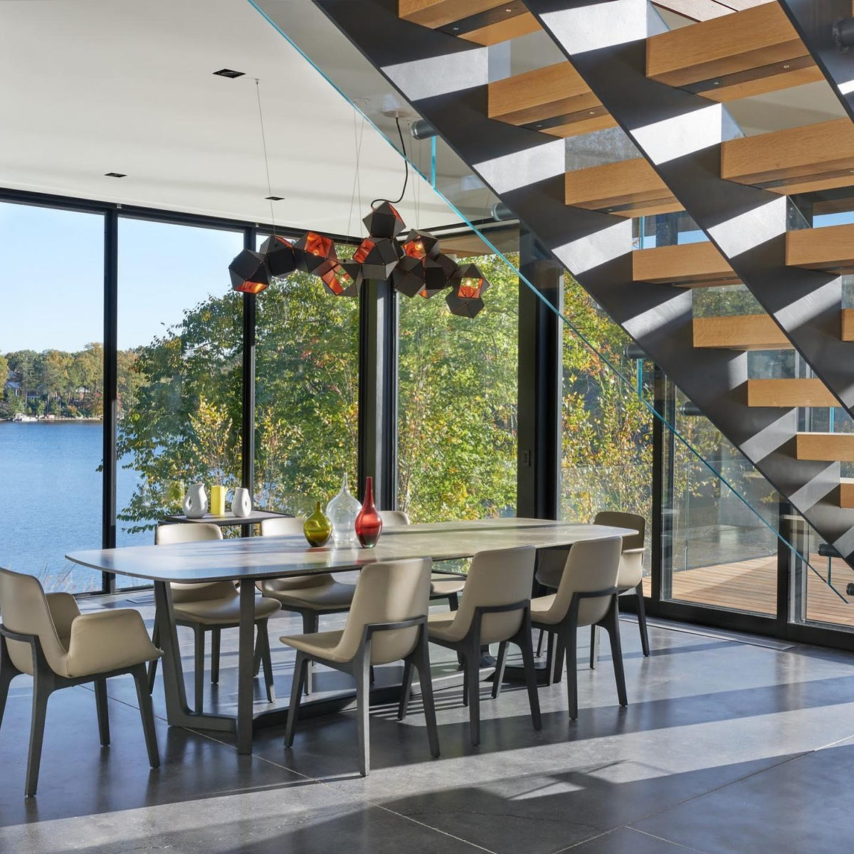 Civ candelabru, geometric, modern