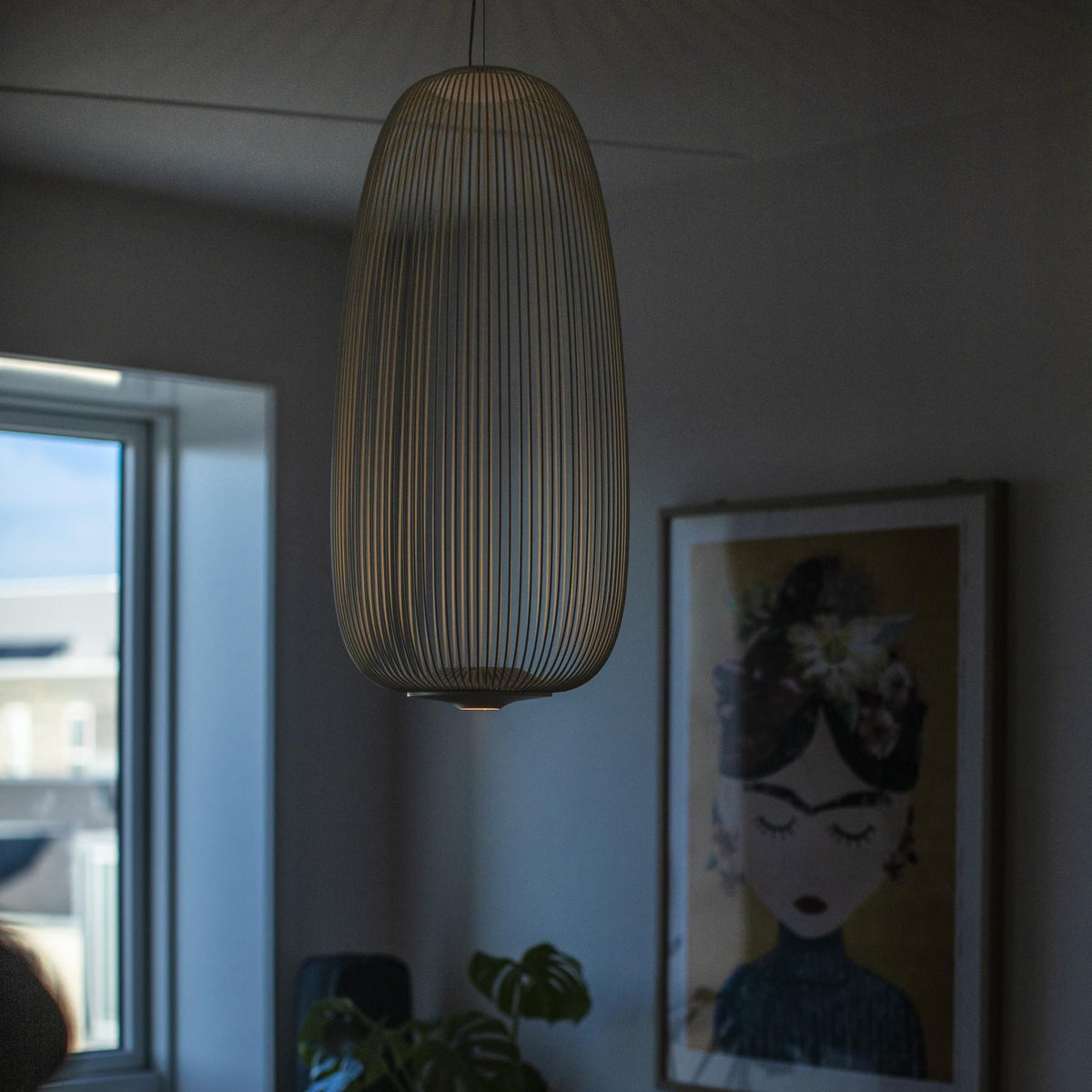 Lumio Lightweight Spokes Cage lampă suspendată