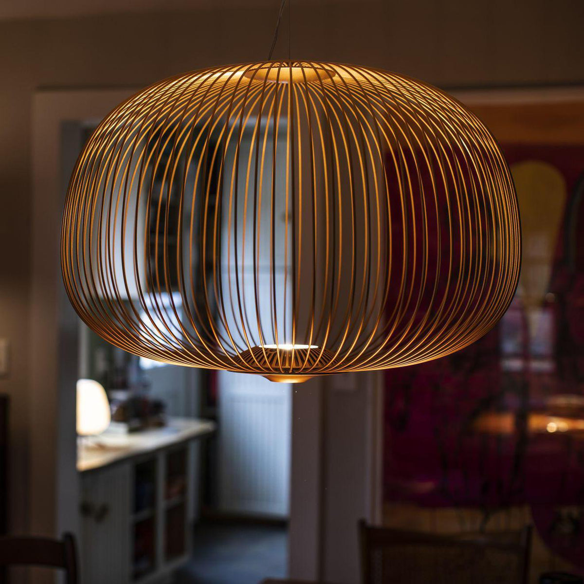 Lumio Lightweight Spokes Cage lampă suspendată