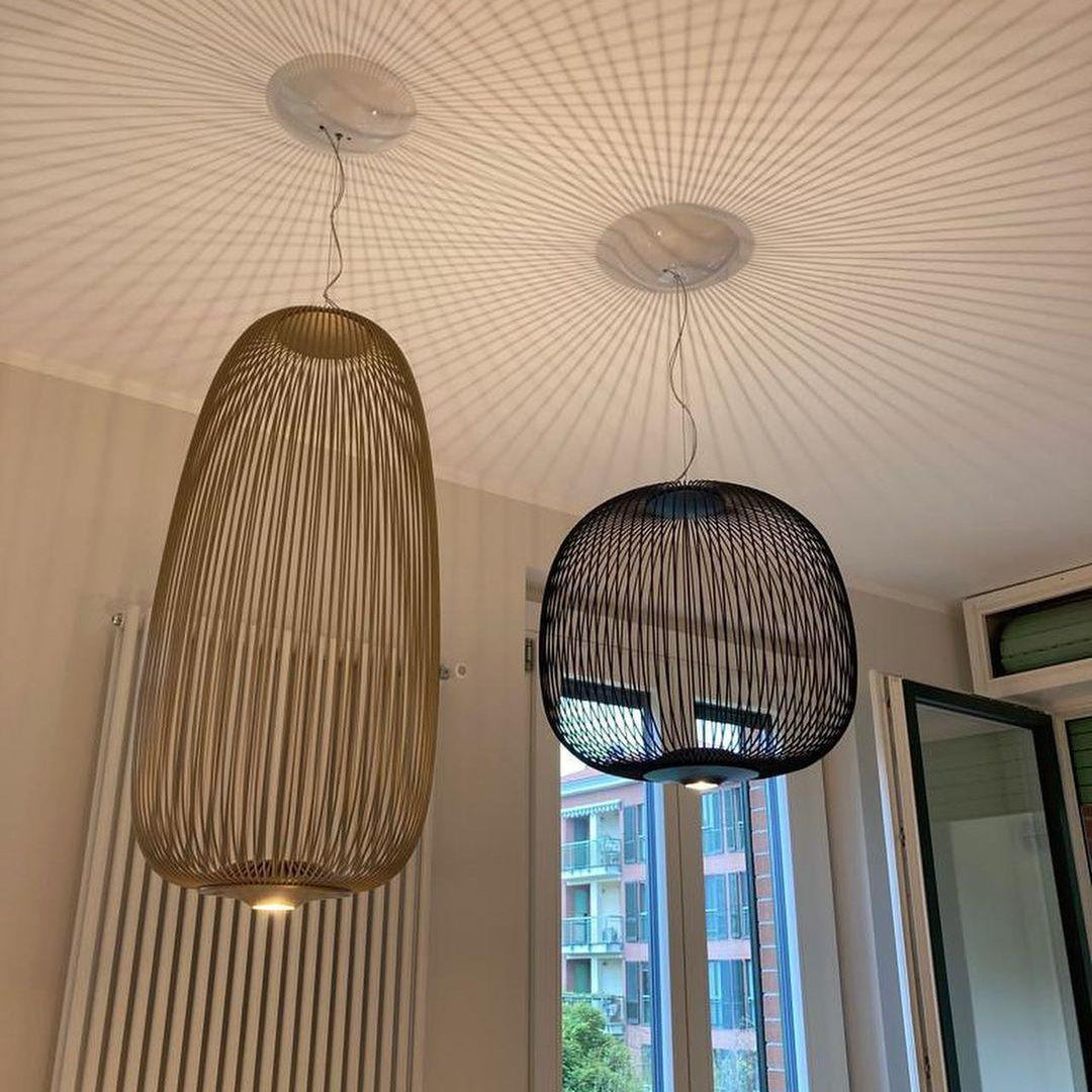 Lumio Lightweight Spokes Cage lampă suspendată