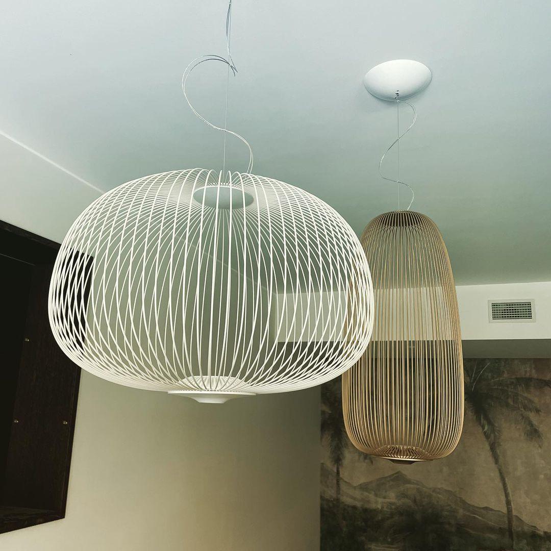 Lumio Lightweight Spokes Cage lampă suspendată