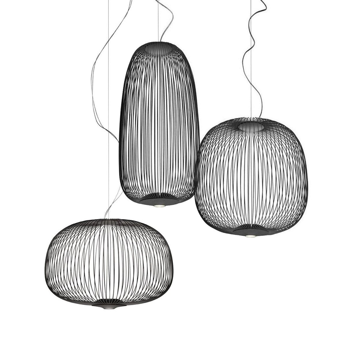 Lumio Lightweight Spokes Cage lampă suspendată