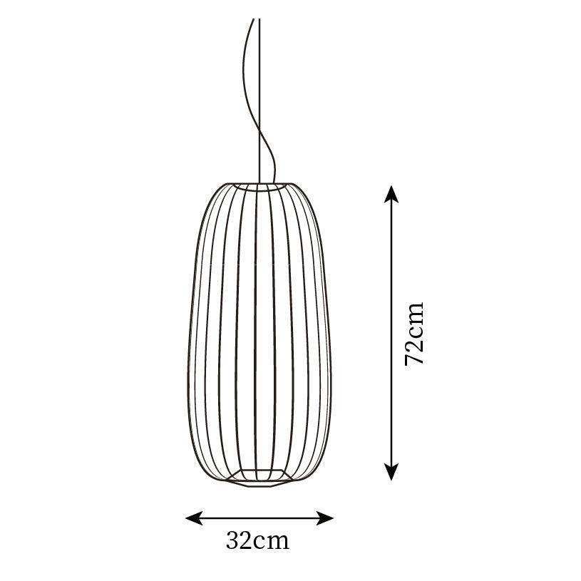 Lumio Lightweight Spokes Cage lampă suspendată