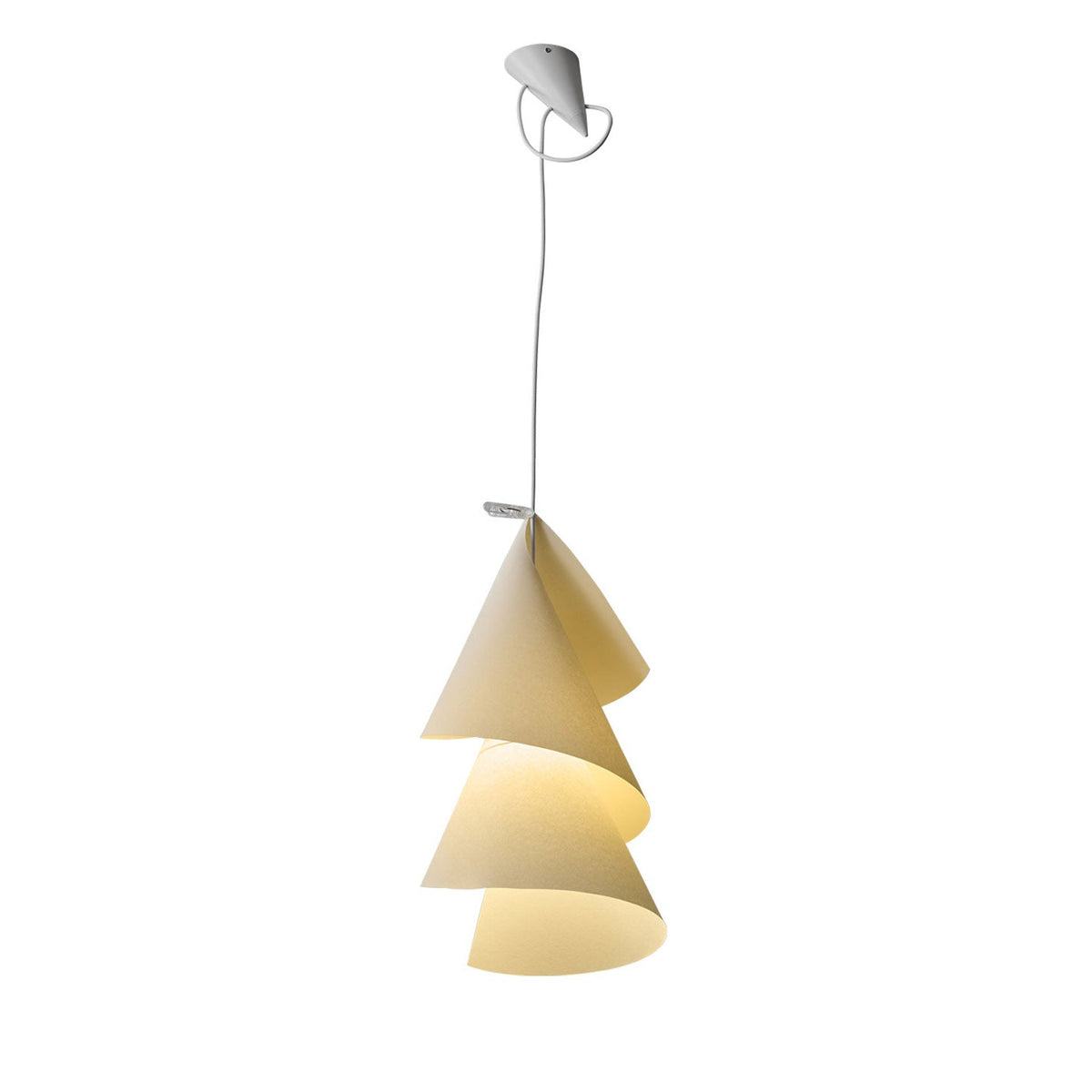 Southvale4 Lampă suspendată cu con de hârtie