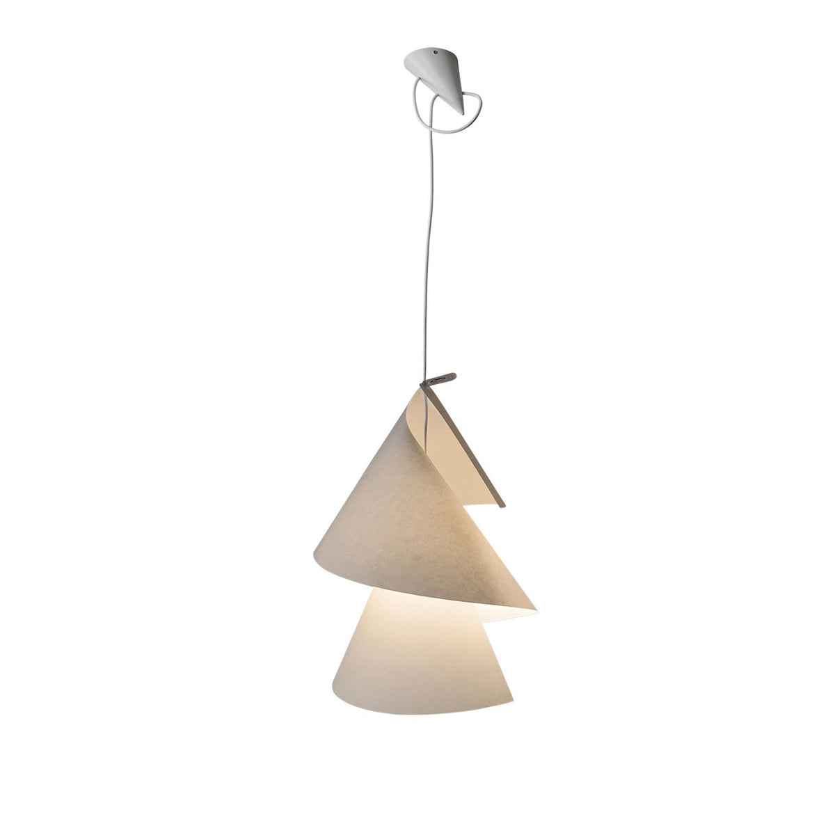 Southvale4 Lampă suspendată cu con de hârtie