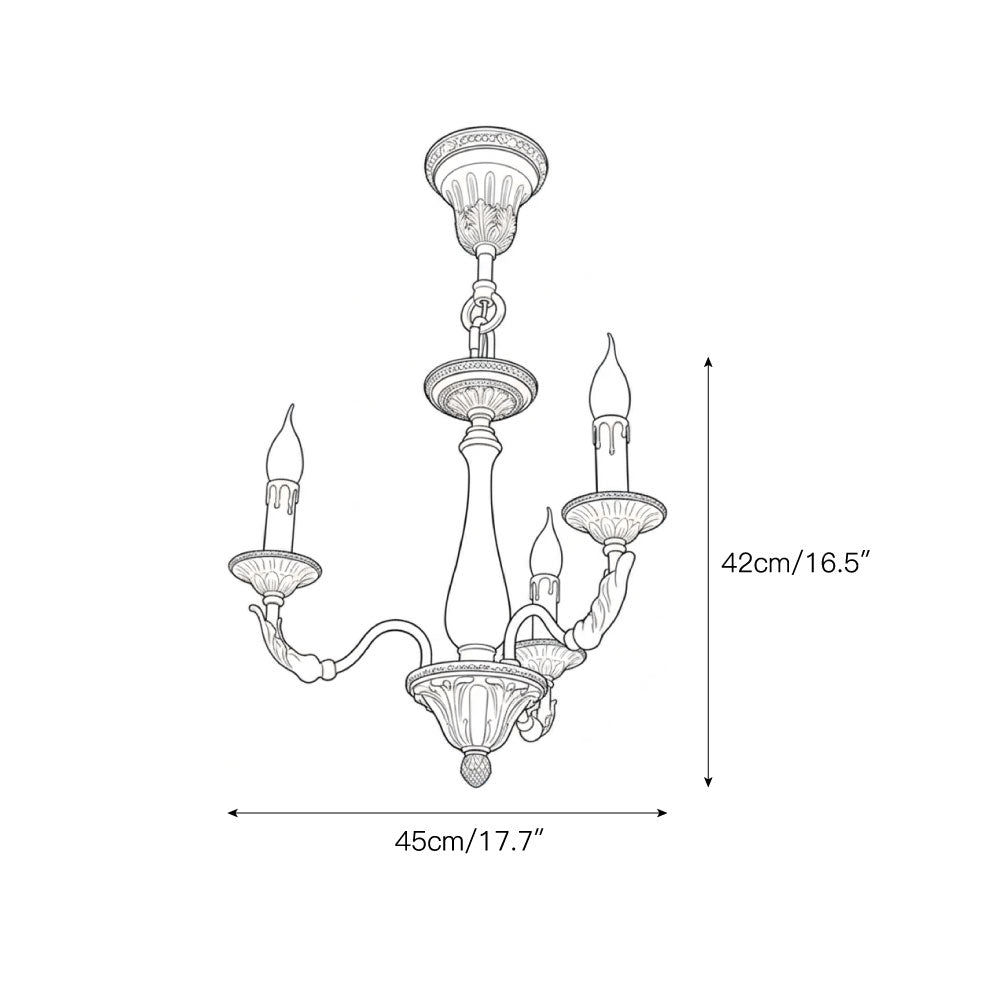 Casivissa candelabru din alamă