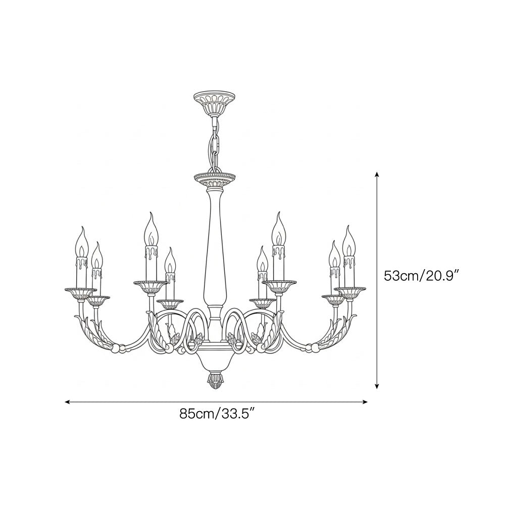 Casivissa candelabru din alamă