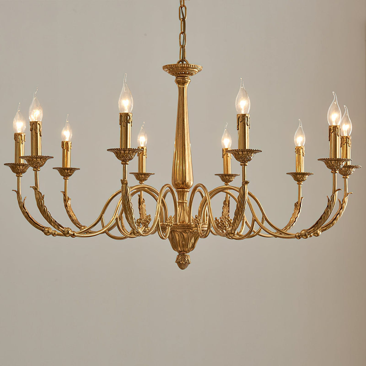 Casivissa candelabru din alamă