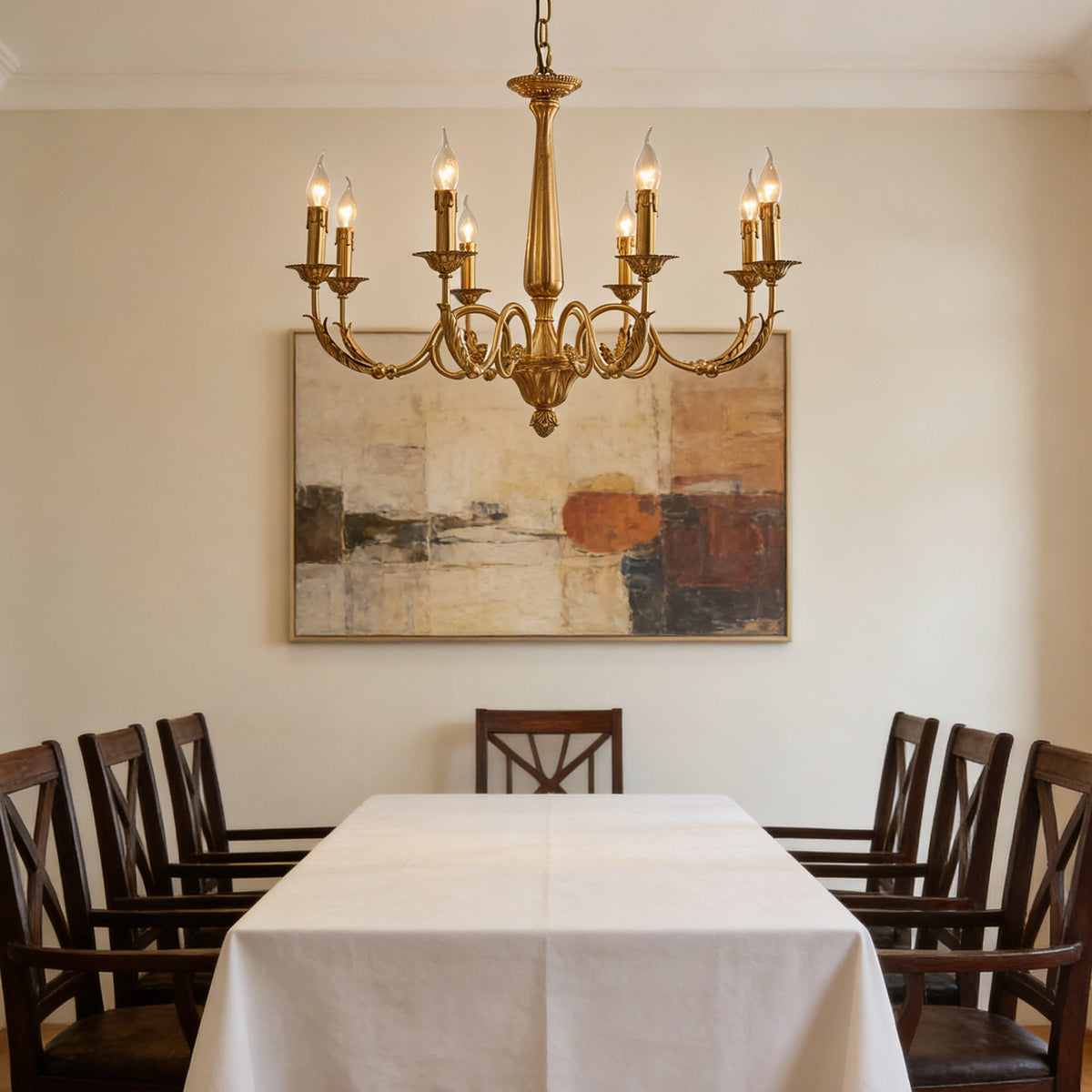 Casivissa candelabru din alamă