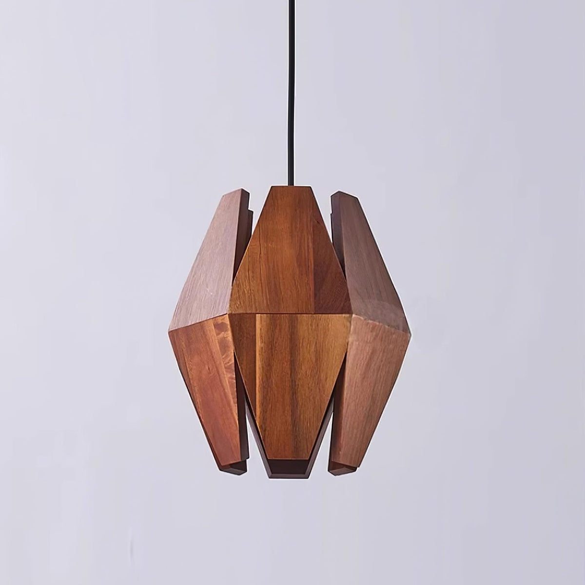 Miro lampă suspendată Abajur Geometric din lemn Lumina Caldă Accent minimalist Nordic