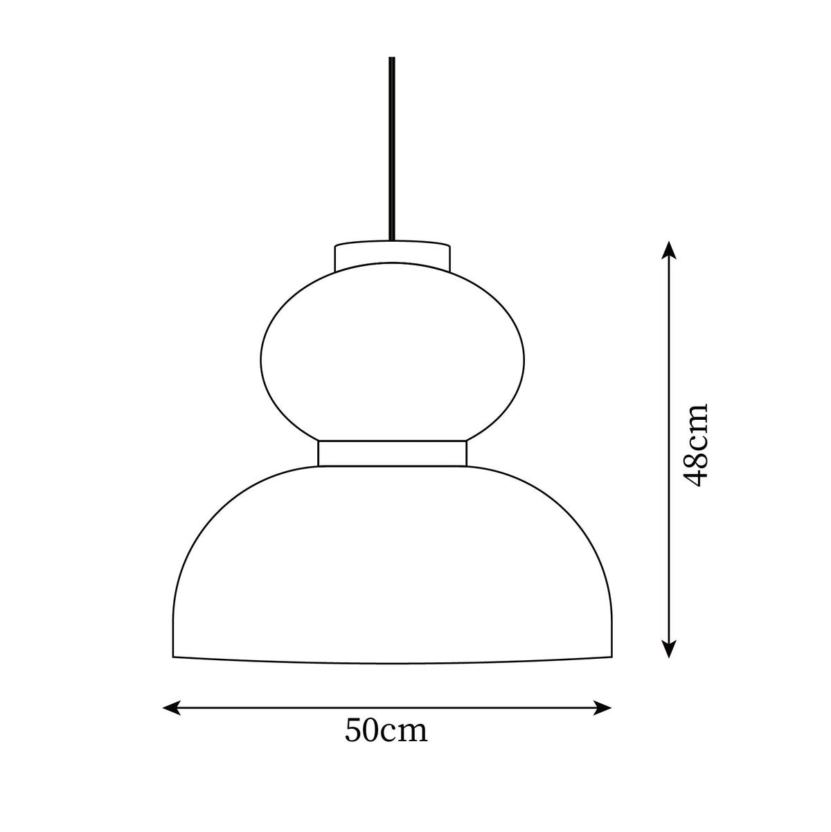 Rolio lampă suspendată
