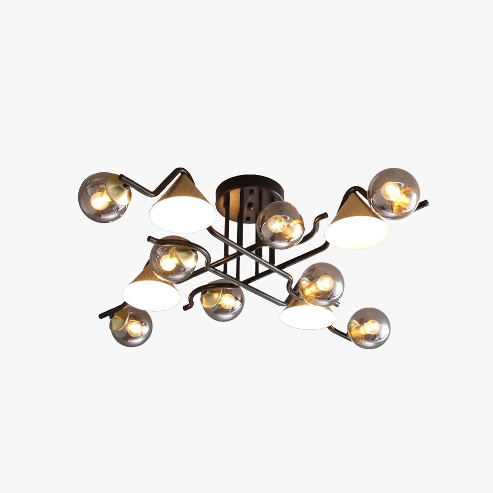 Arisha plafonieră aplicată LED Design pentru dormitor/living