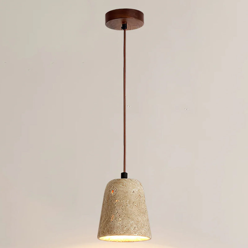 Seroaya lampă suspendată candelabru din travertin în stil modern