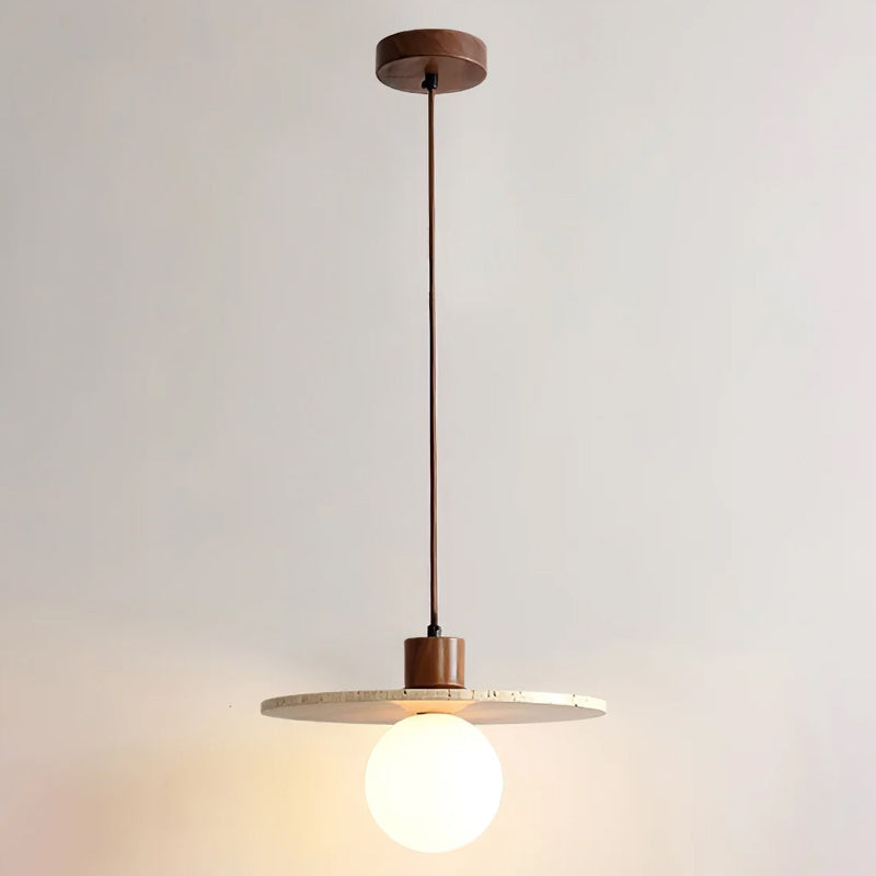 Seroaya lampă suspendată candelabru din travertin în stil modern