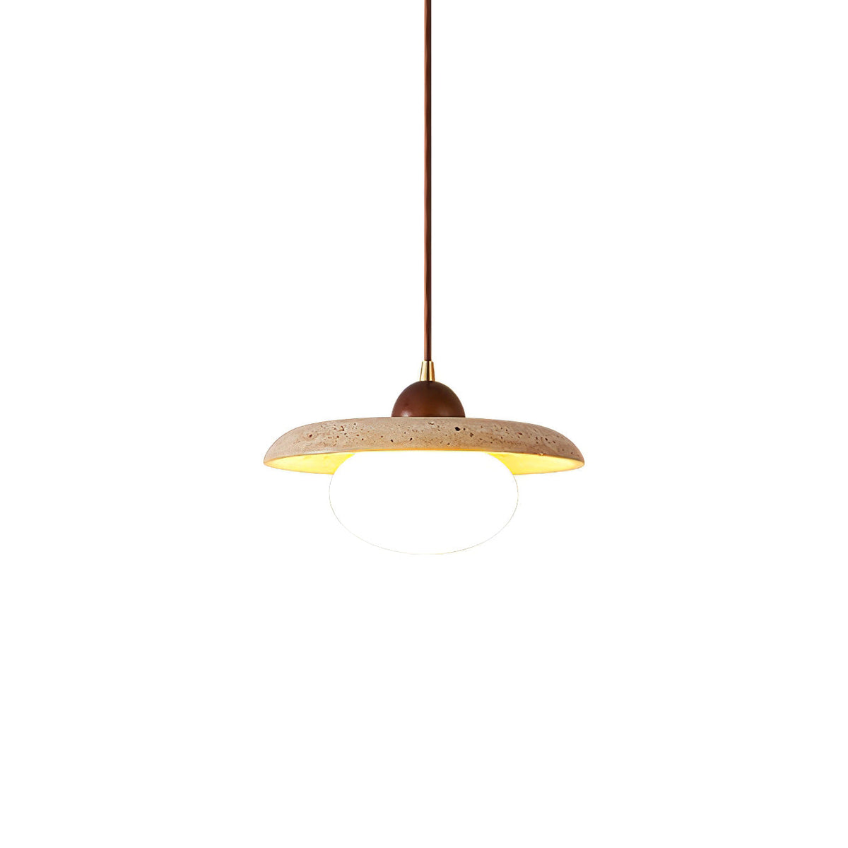 Seroaya lampă suspendată candelabru din travertin în stil modern