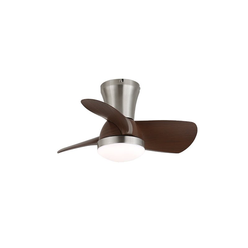 Luvora ventilator de tavan cu lumină din lemn, minimalist