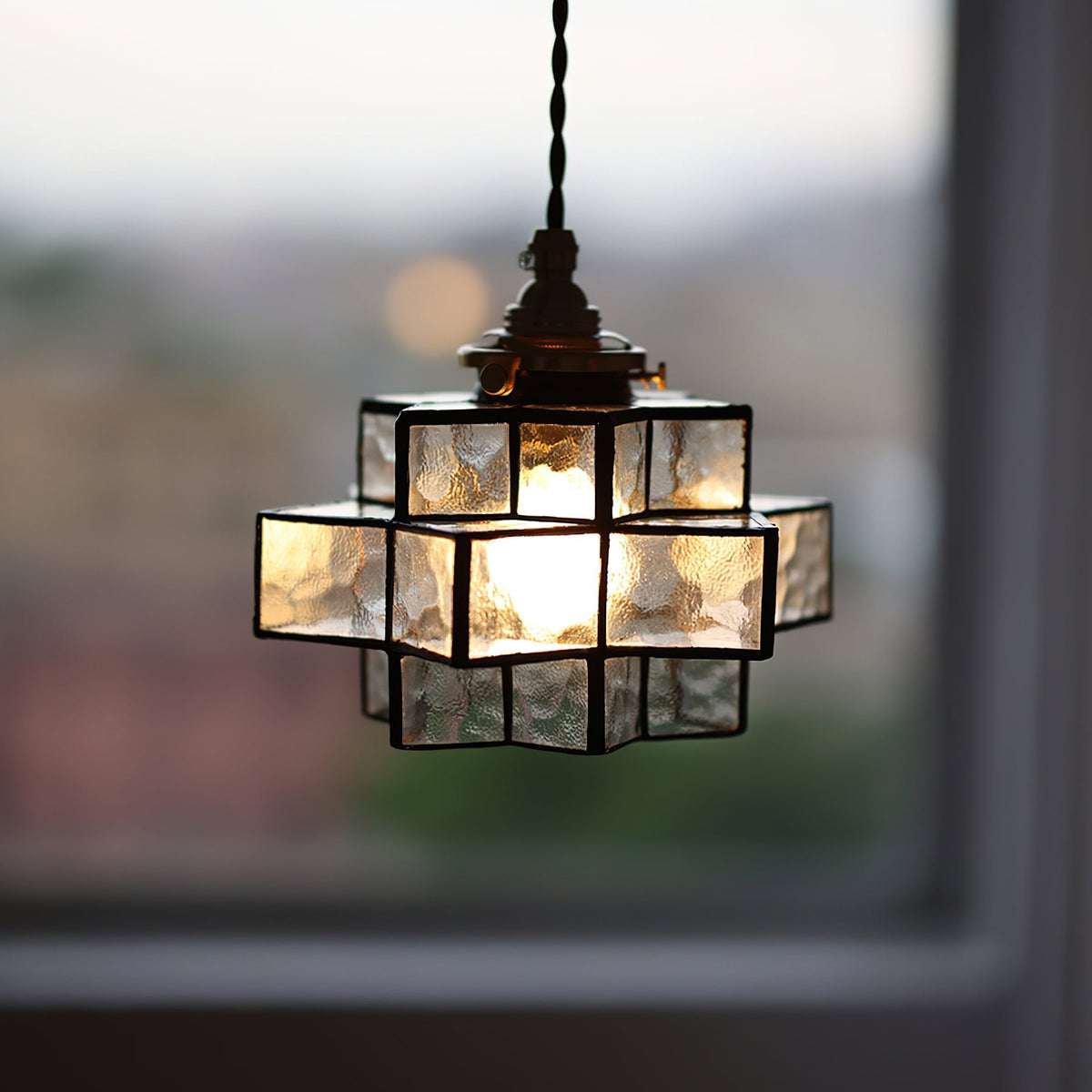 Mosaic lampă suspendată