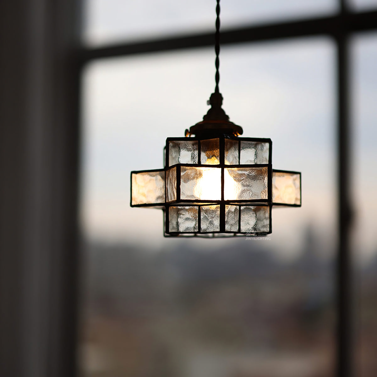 Mosaic lampă suspendată