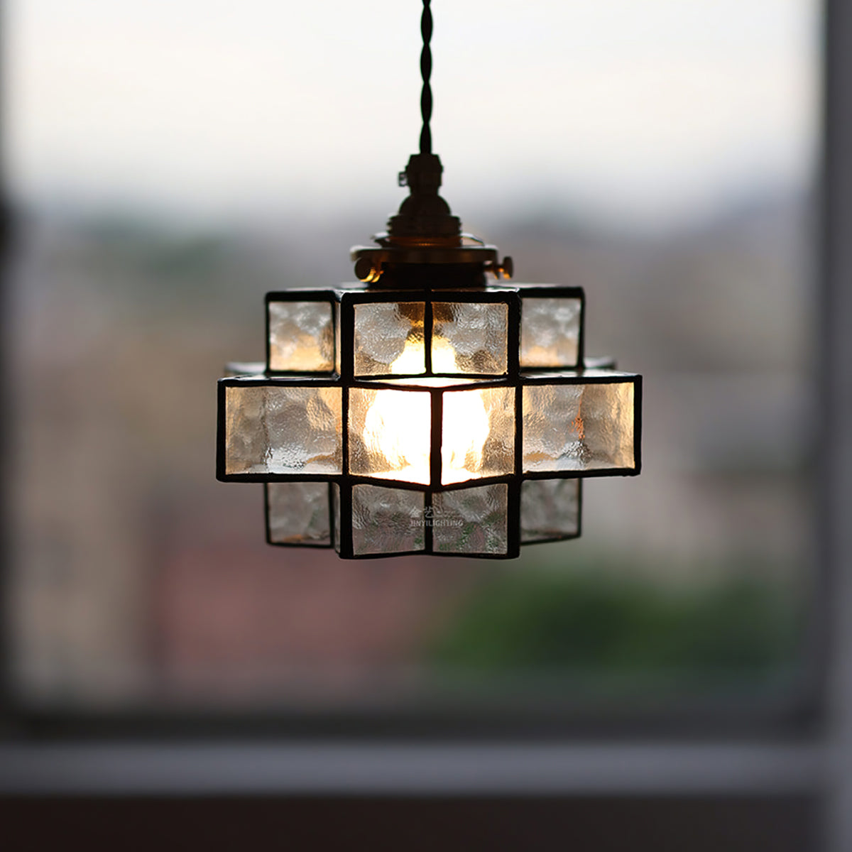 Mosaic lampă suspendată