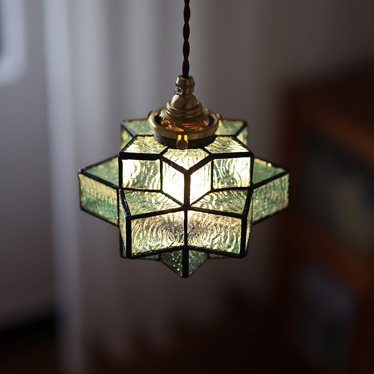 Mosaic lampă suspendată
