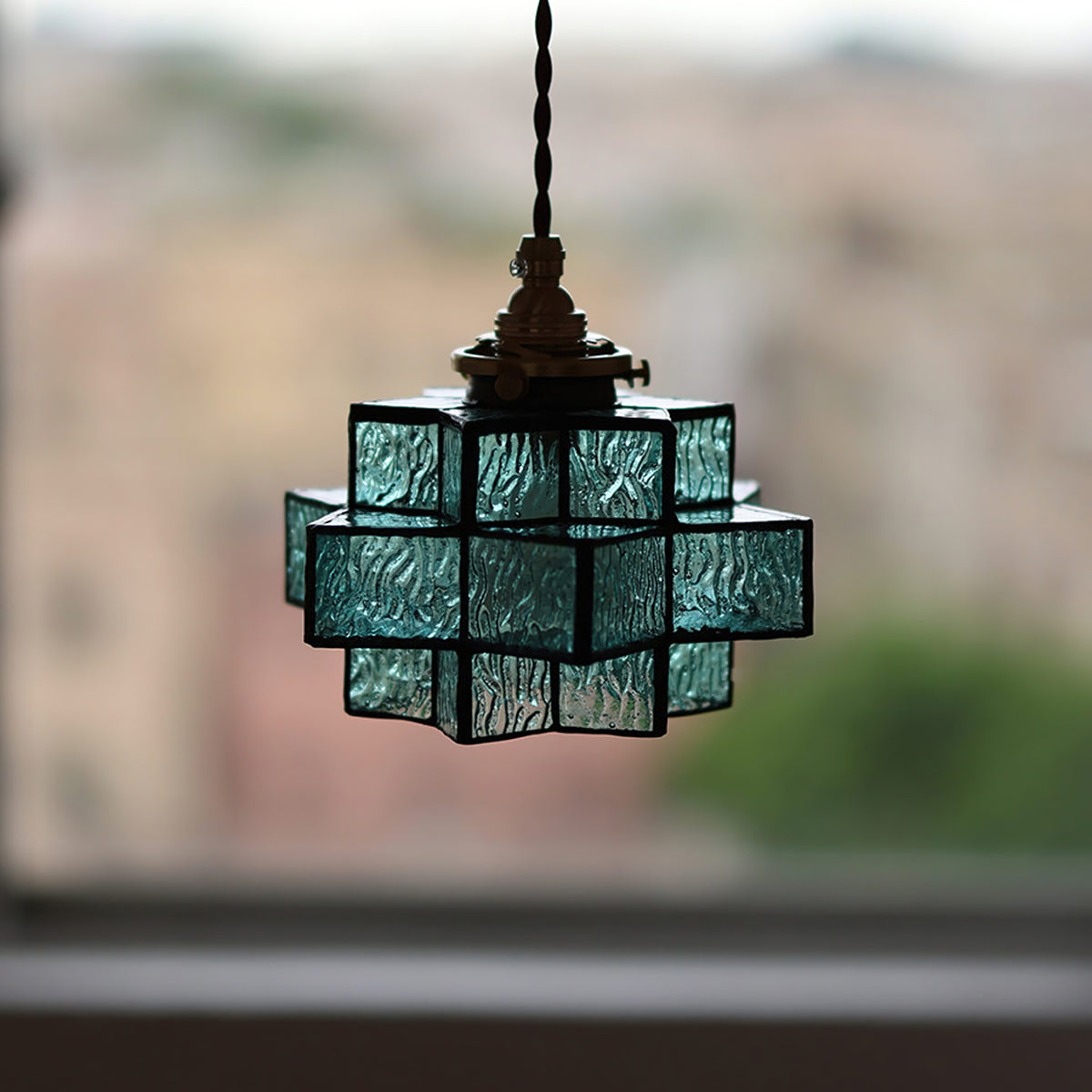 Mosaic lampă suspendată