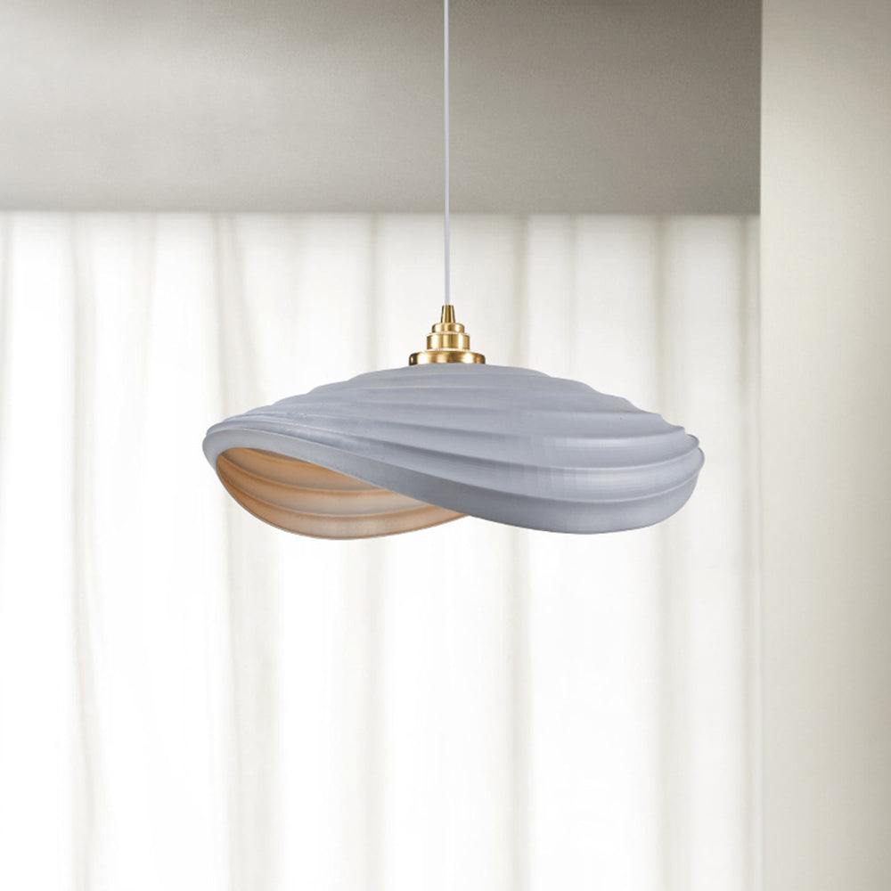 Ritta Wabi-Sabi Minimalism Ripple lampă suspendată, Rășină & metal