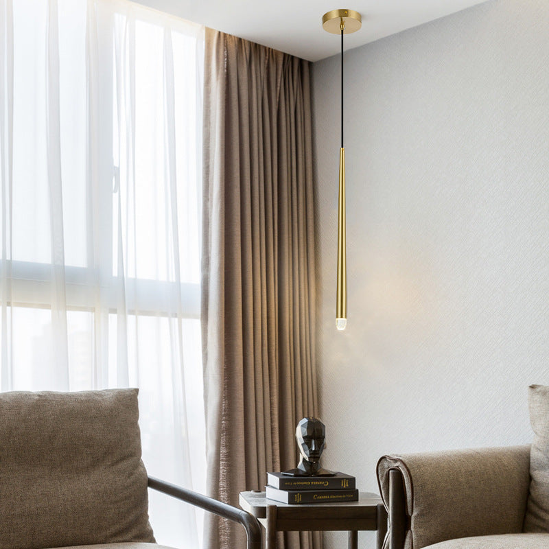 Arisha lampă suspendată liniară modernă, aur, living