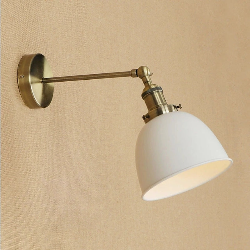 Epoch aplică de perete suspendată Retro/Vintage, metal/LED, negru/alb/Gri, dormitor
