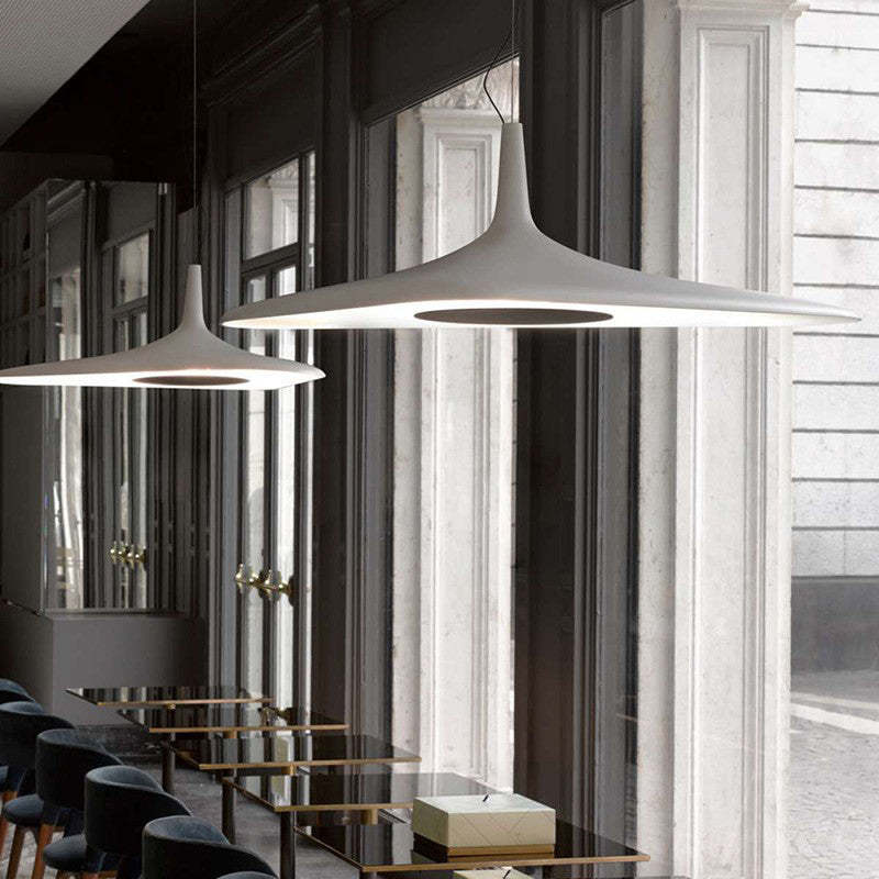 Arisha lampă suspendată modernă minimalistă din rășină, neagră/albă