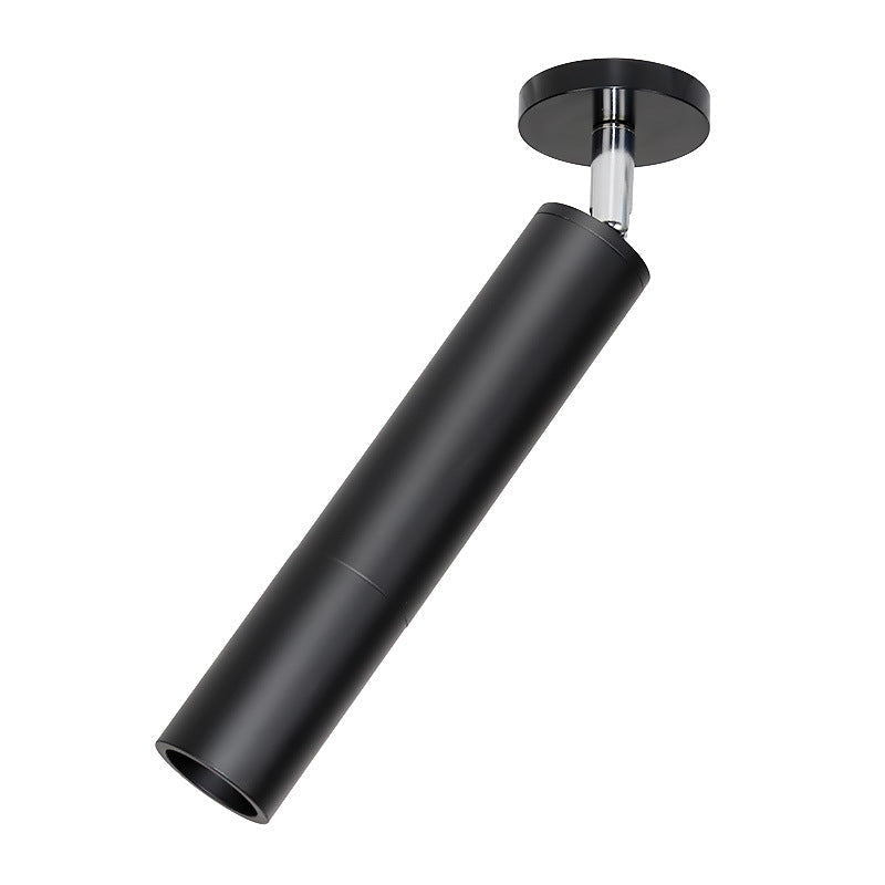 Aria modern Long Tube Spotlight, metal, negru/alb