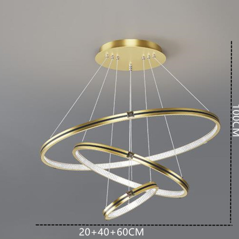 Arisha LED Rings lampă suspendată Reglabilă pentru living și Sufragerie