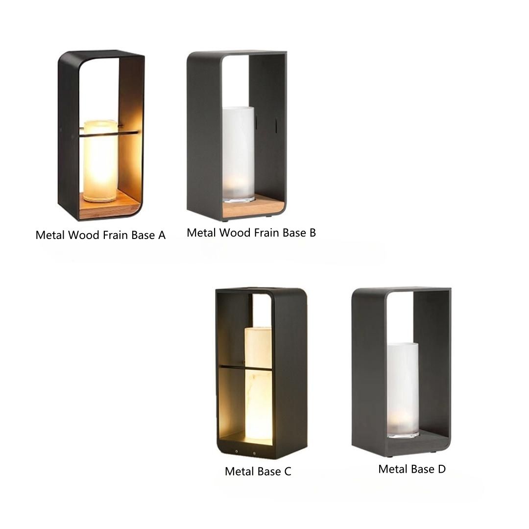 Ray lampadar minimalist Cuboid Solar pentru exterior negru