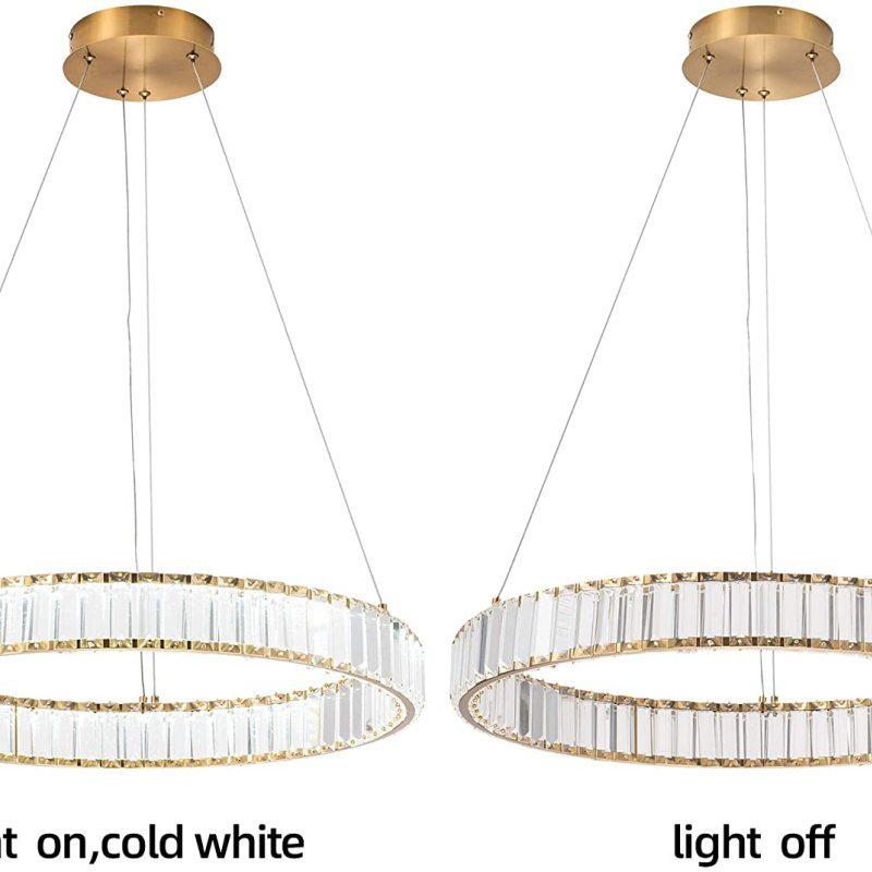 Kristy candelabru transparent din cristal, elegant, rotund