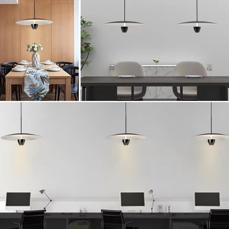 Arisha modern Nordic Cluster lampă suspendată, negru Formă Hat