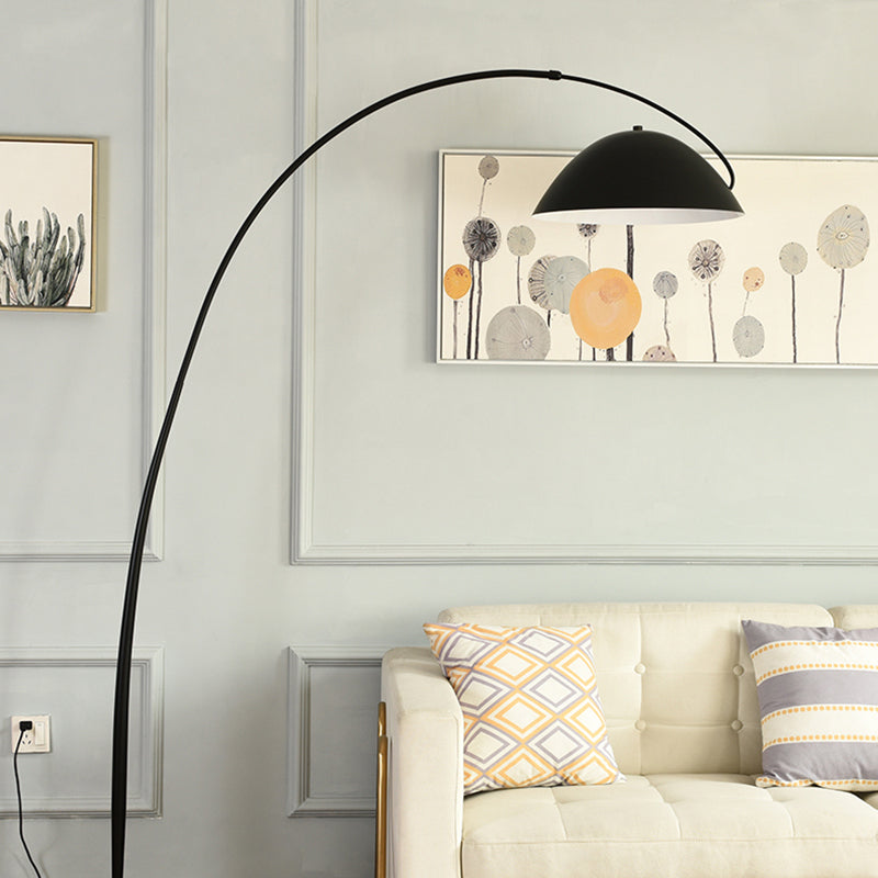 Avi lampadar modern cu Tije de Suspendare din metal, negru