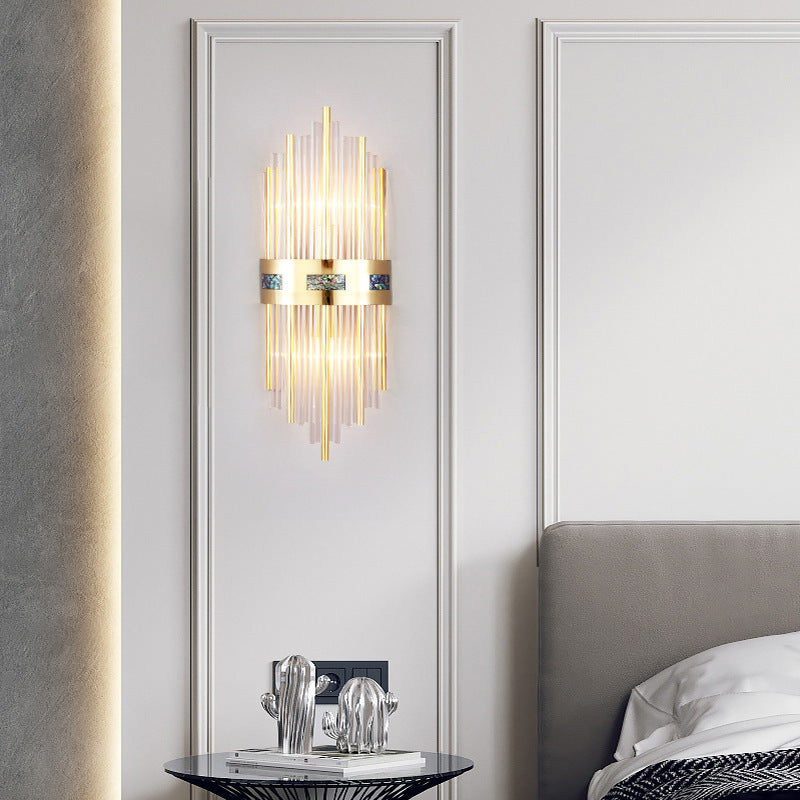 Kristy aplică de perete cu cristal, lampă de noptă ∅18CM