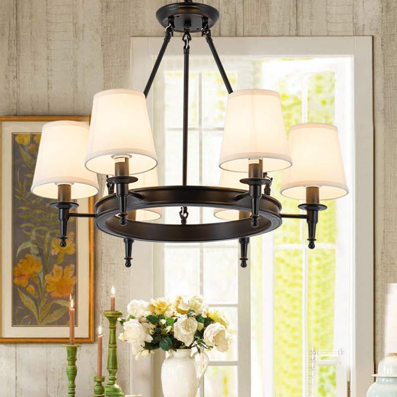 Silva candelabru  vintage din metal și țesătură, culoare neagră/cupru