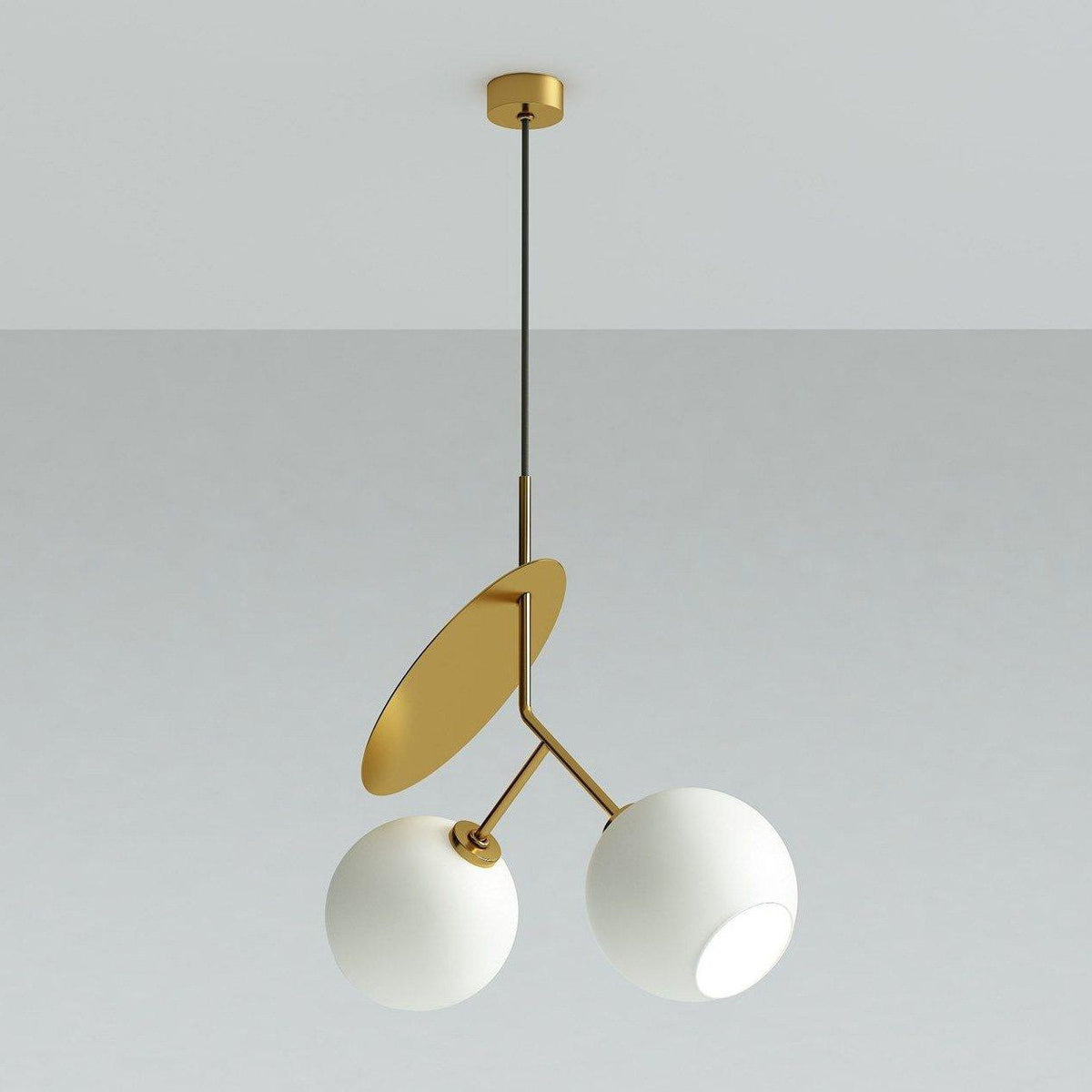 Valentina Cherry lampă suspendată, metal & sticlă, 3 Culoare