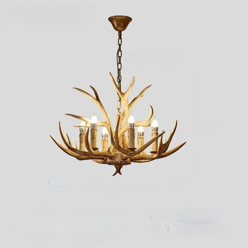 Silva lampă suspendată Retro LED cu Bar din lemn și metal/Sufragerie/living