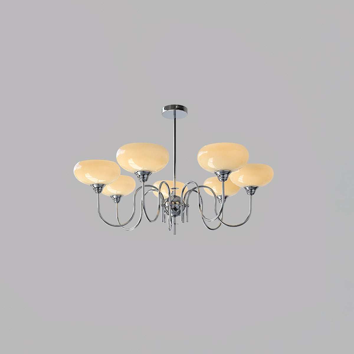 Silva Vintage LED metal Multi abajur Galben Becuri Lux living dormitor lampă suspendată, Aur/Crom, în culoare albă, în culoare crem