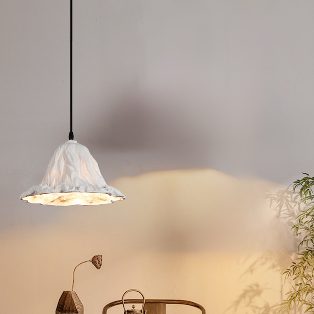 Ritta Art Lotus Leaf LED lampă suspendată Rășină Sufragerie