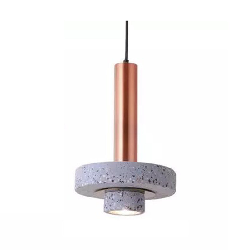 Arisha lampă suspendată din terrazzo, modernă, în stil Art Deco, LED, multicoloră